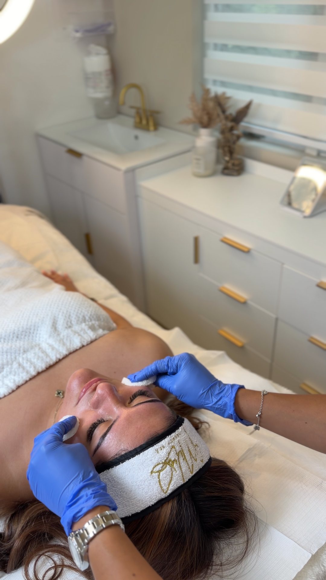 Facial relajante en los Hamptons